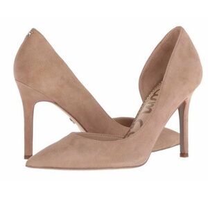 Sam Edelman Nude Suede Heels